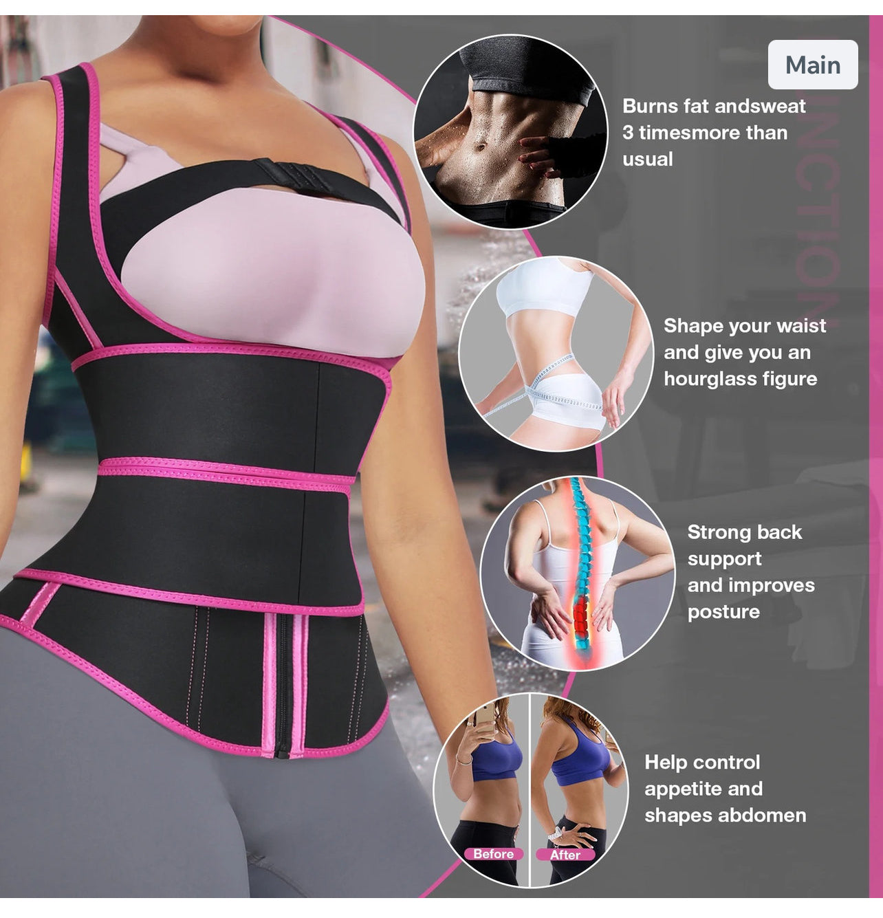 Traitement du soir ( night traitement) slim waist