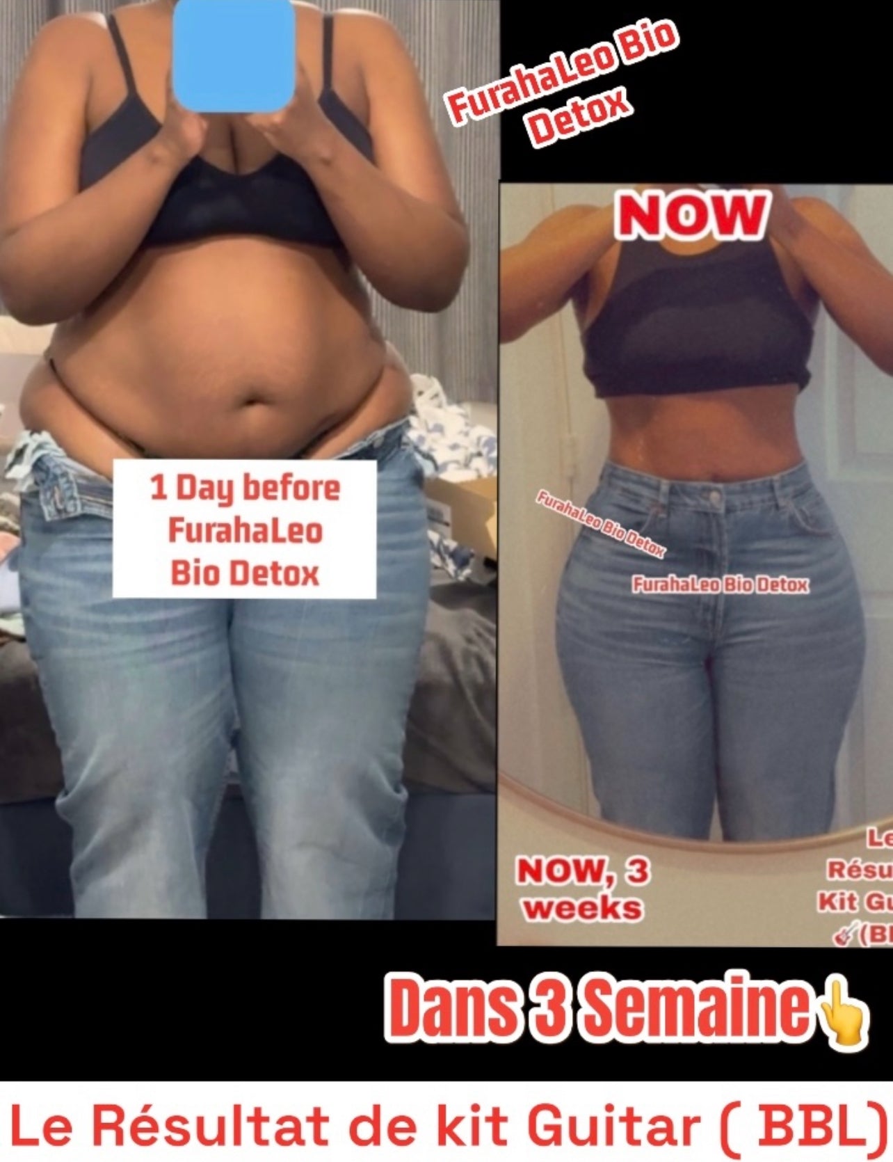 COMBO SET BBL FLAT TUMMY ( VENTRE PLAT Taille Guitar