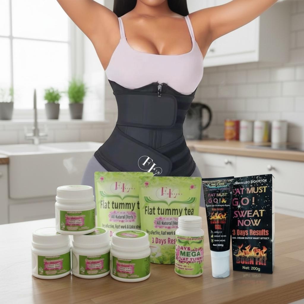COMBO SET TUMMY — Complete 60-Day Wellness Programme ( Taille Guitar )