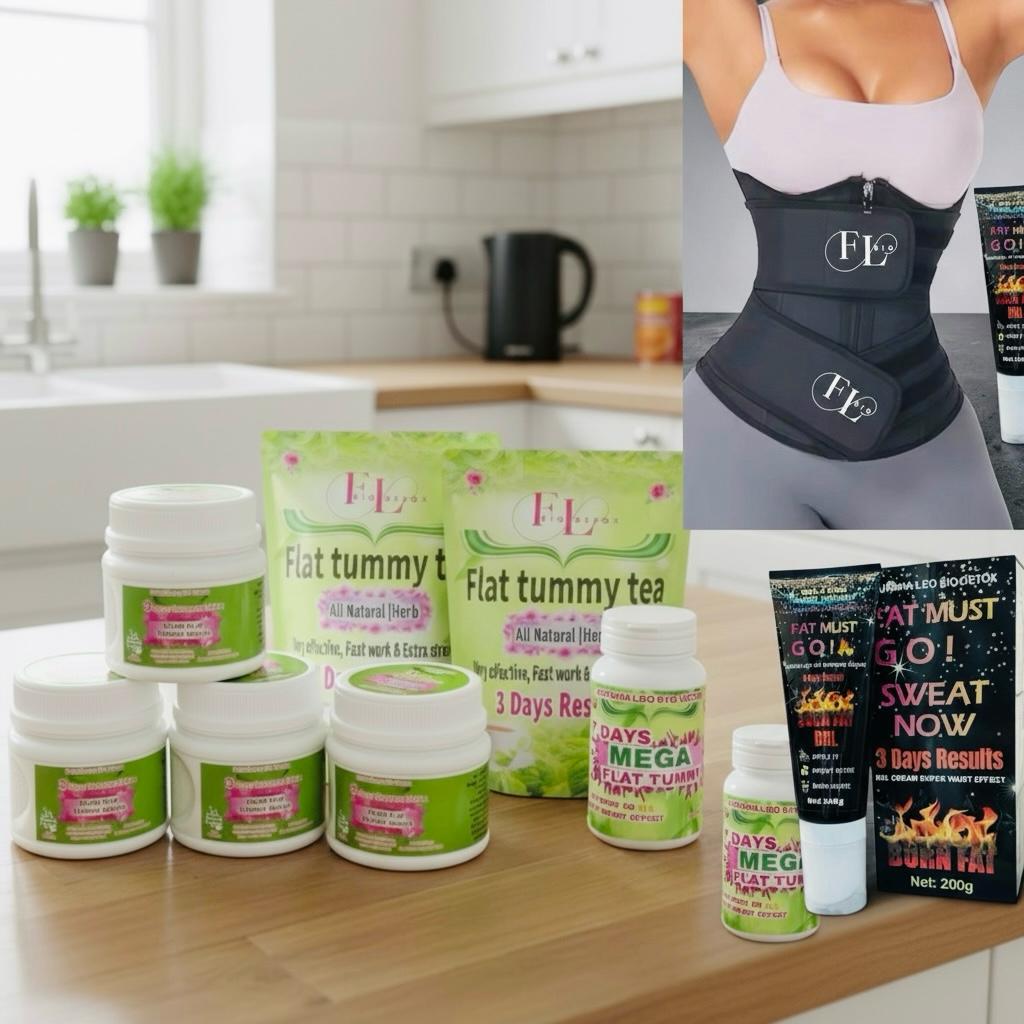 COMBO SET TUMMY — Complete 60-Day Wellness Programme ( Taille Guitar )